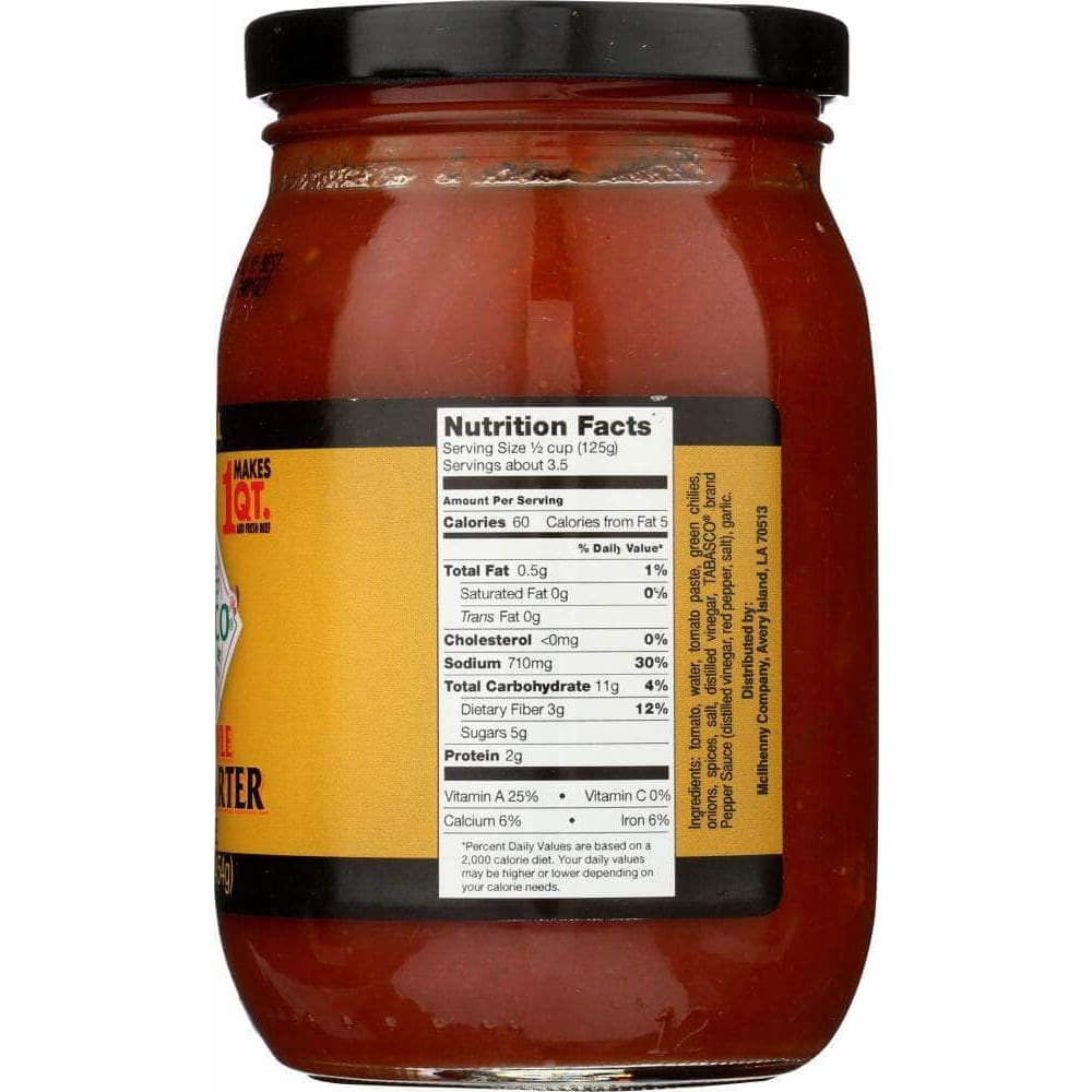 Tabasco Tabasco Original Seven Spice Chili Recipe Sauce, 16 oz