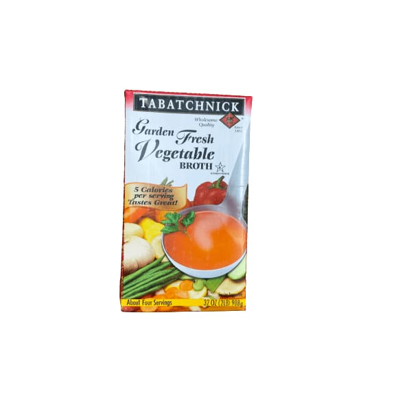 TABATCHNICK TABATCHNICK SOUP VEGETABLE BROTH GARDEN FRESH, 32 OZ