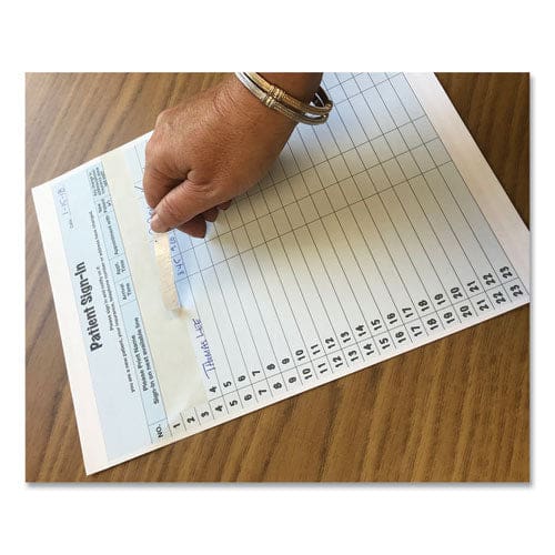 Tabbies Patient Sign-in Label Forms Two-part Carbon 8.5 X 11.63 Blue Sheets 125 Forms Total - Office - Tabbies®