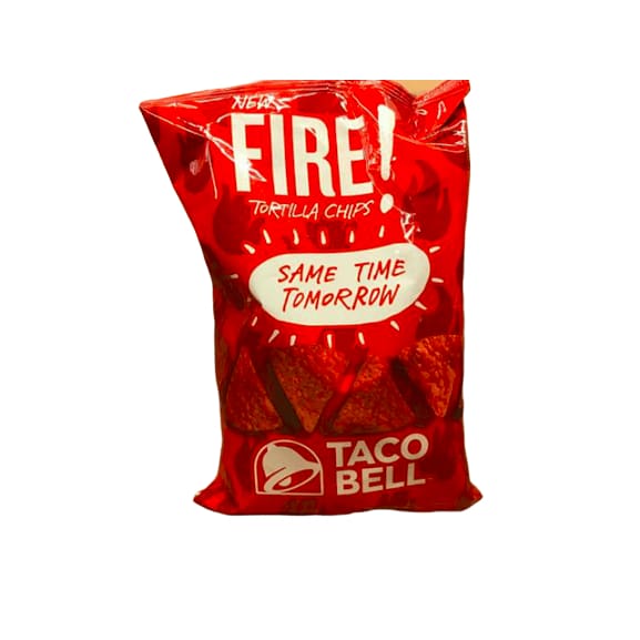 Taco Bell Fire Tortilla Chips, 11 oz - ShelHealth.Com