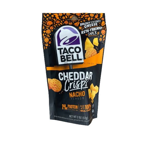 Taco Bell Taco Bell, Keto Friendly, Cheddar Cheese Crisp Crackers, Multiple Choice Flavor, 2 oz