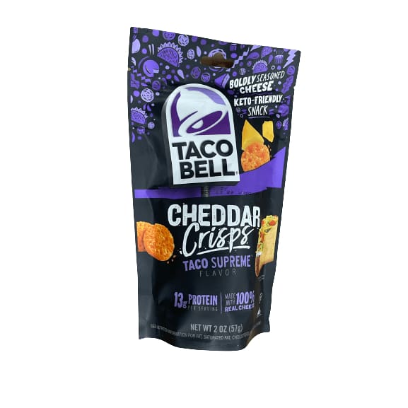 Taco Bell Taco Bell, Keto Friendly, Cheddar Cheese Crisp Crackers, Multiple Choice Flavor, 2 oz