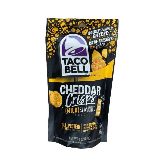 Taco Bell Taco Bell, Keto Friendly, Cheddar Cheese Crisp Crackers, Multiple Choice Flavor, 2 oz