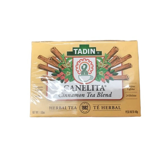 Tadin Canelita Cinnamon Blend Herbal Tea (24 bags) - ShelHealth.Com