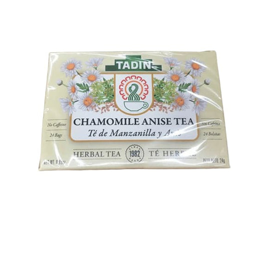 Tadin Chamomile Mint Herbal Tea - no Caffeine, 24 Tea Bags - ShelHealth.Com