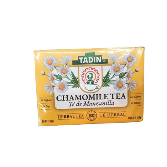 Tadin Manzanilla Chamomile Tea, 24 ct - ShelHealth.Com