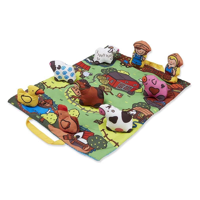 Takealong Farm Play Mat - Mats - Melissa & Doug