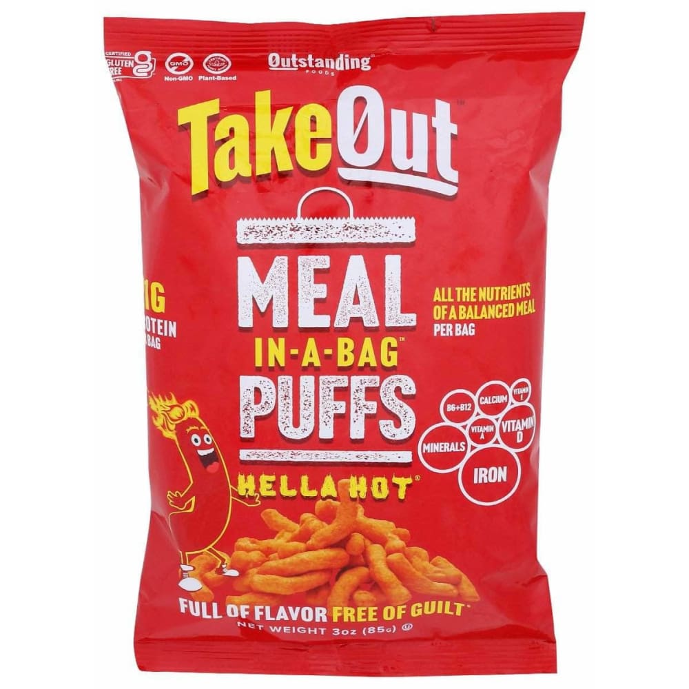 TAKE OUT Takeout Puffs Hella Hot, 3 Oz