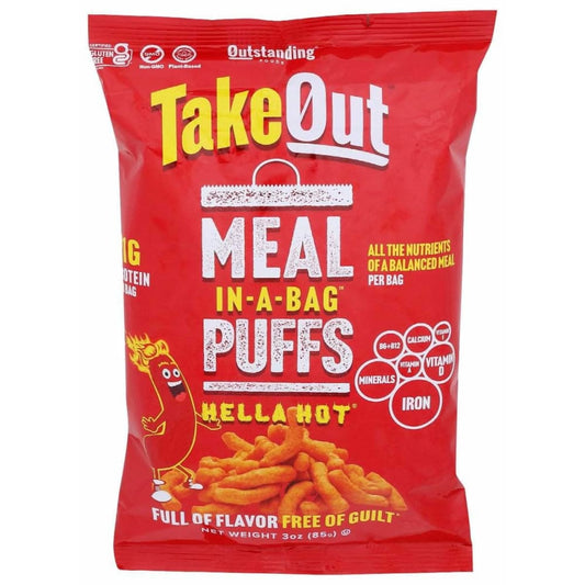 TAKE OUT Takeout Puffs Hella Hot, 3 Oz