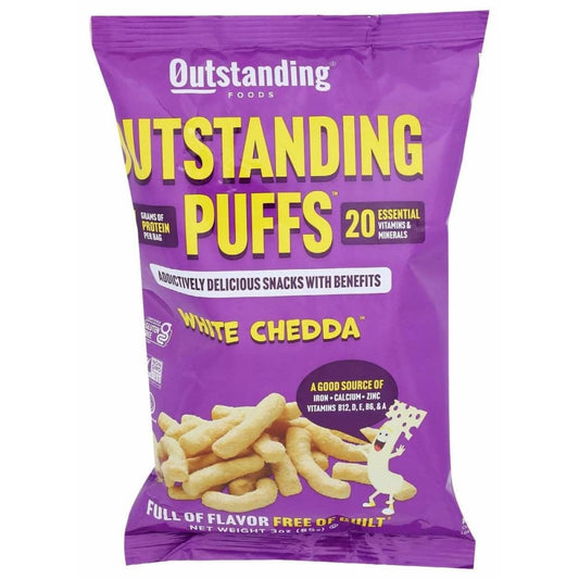 TAKE OUT Takeout Puffs White Chedda, 3 Oz