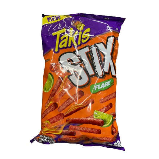 Takis Takis Stix Flare Corn Sticks, Chili Pepper and Lime Flavored, 9.9 Ounce Bag