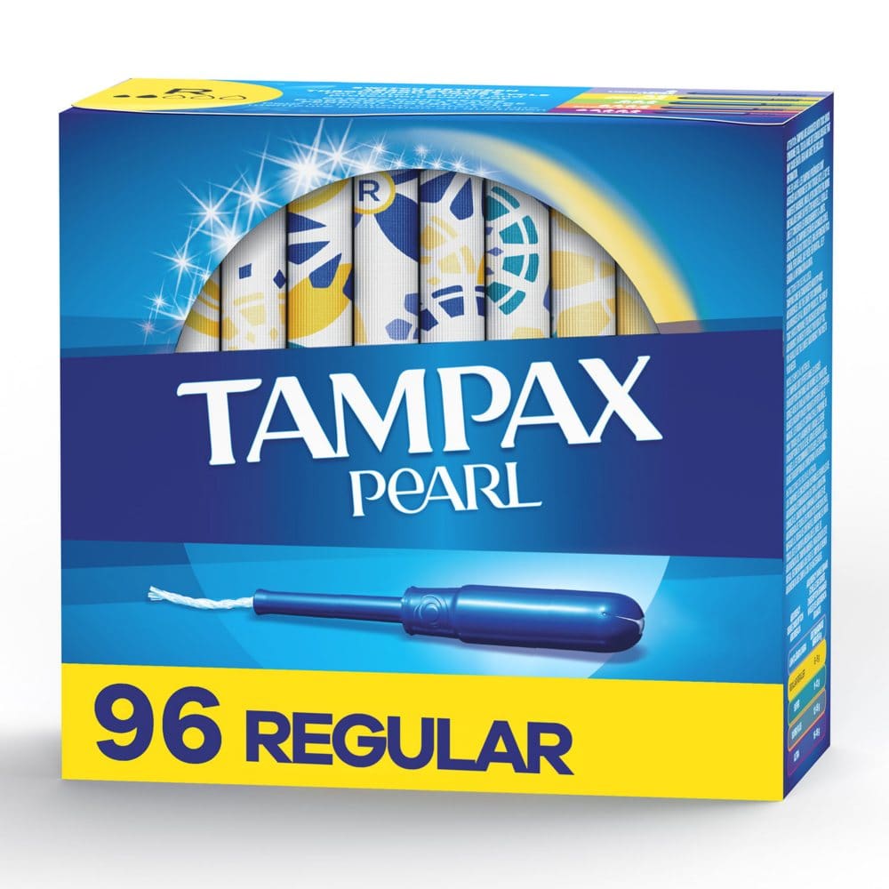 Tampax Pearl Regular Tampons Unscented (96 ct.) - Feminine Care - Tampax Pearl