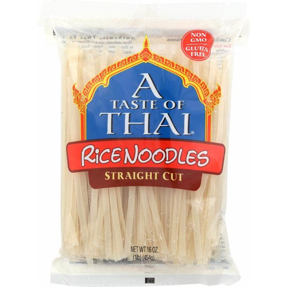 A Taste Of Thai Taste Of Thai Rice Noodles Straight Cut Gluten Free, 16 oz