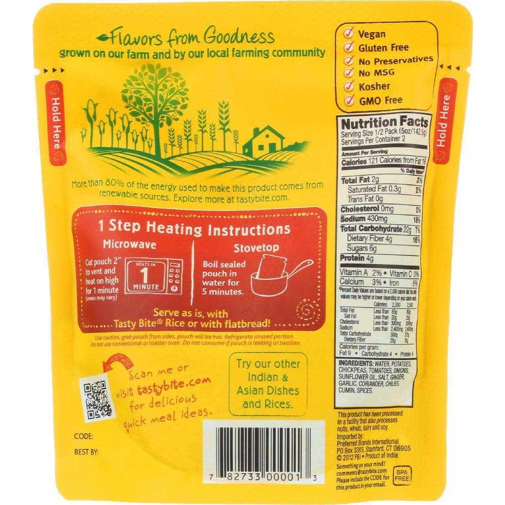 Tasty Bite Tasty Bite 1 Step - 1 Minute Bombay Potatoes, 10 oz