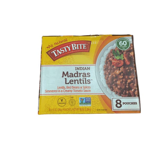 Tasty Bite Indian Entree Madras Lentils 10 Ounce (Pack of 8) - ShelHealth.Com