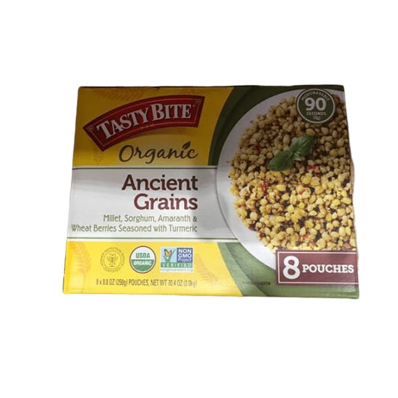 Tasty Bite Organic Ancient Grains - Microwave Pouch -- 8 x 8.8 oz - ShelHealth.Com