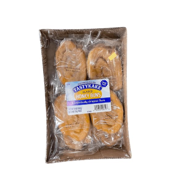 Tastykake Tastykake Glazed Honey Buns, Invidually Wrapped, 8 x 3.5 oz.