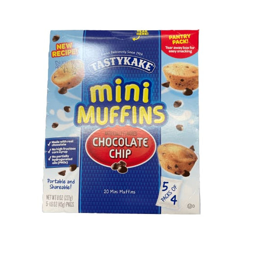 Tastykake Tastykake mini muffins - Chocolate Chip - 5 x 1.6 oz.