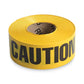 Tatco Caution Barricade Safety Tape 3 X 1,000 Ft Black/yellow - Janitorial & Sanitation - Tatco