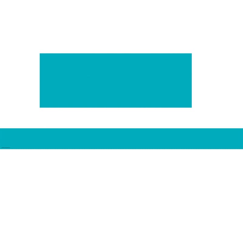 Teal Straight Border Trim (Pack of 10) - Border/Trimmer - Teacher Created Resources