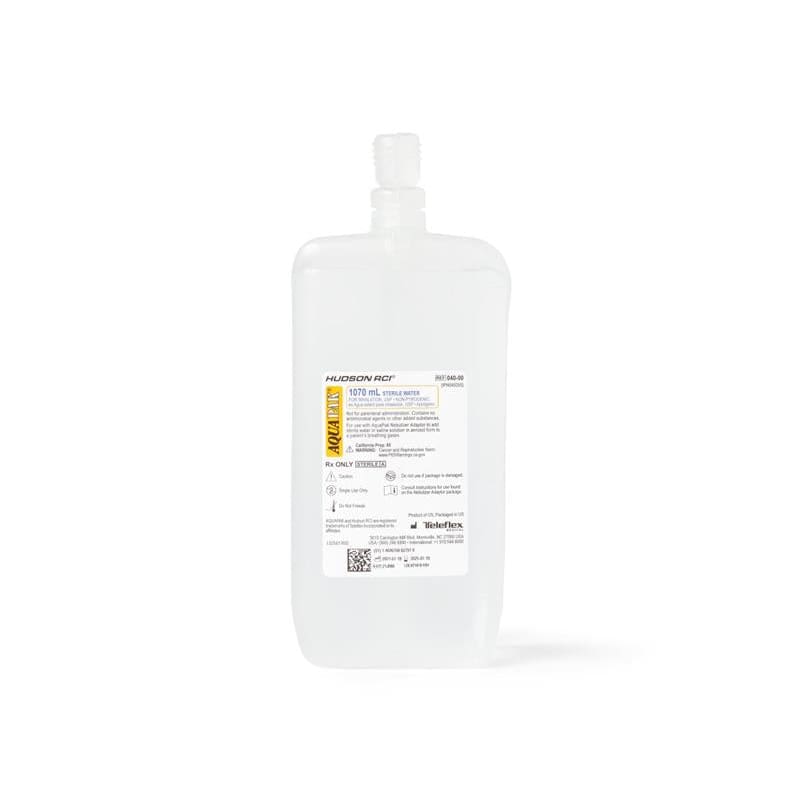 Teleflex Humidifier Teleflex Aquapak Humidifier 1070Ml With 028 Adaptor, Case of 10 ...