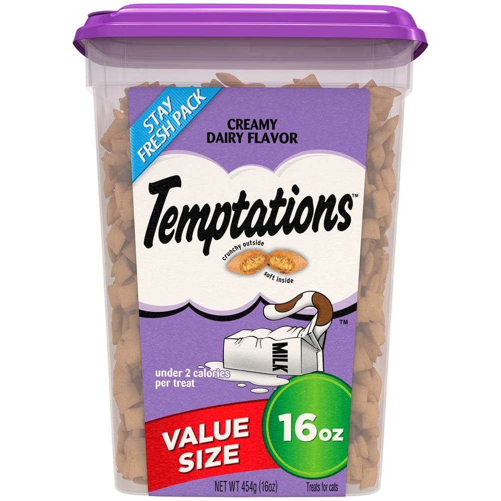 Temptations Creamy Dairy Flavor Cat Treat 16 Oz - Pet Supplies - Temptations