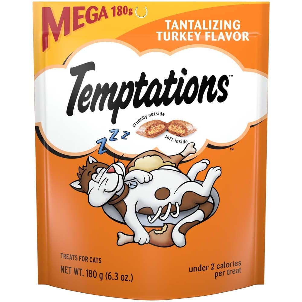 Temptations Tantalizing Turkey Flavor Cat Treat 6.3 oz - Pet Supplies - Temptations