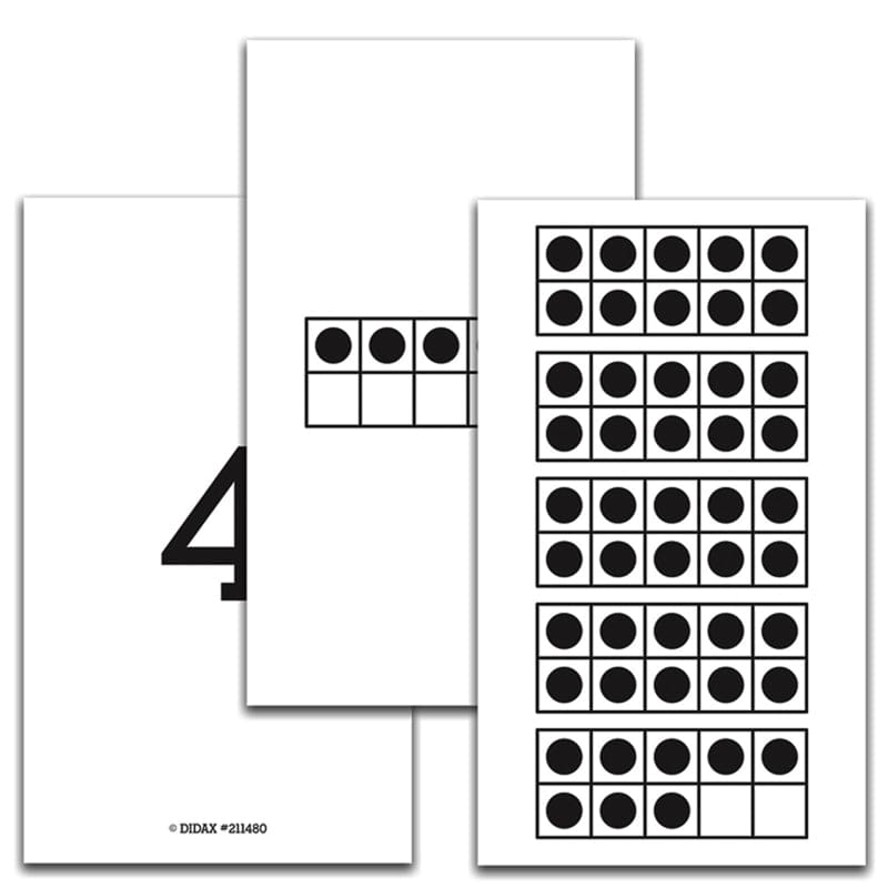 Ten Frame 1-50 Cards (Pack of 6) - Base Ten - Didax