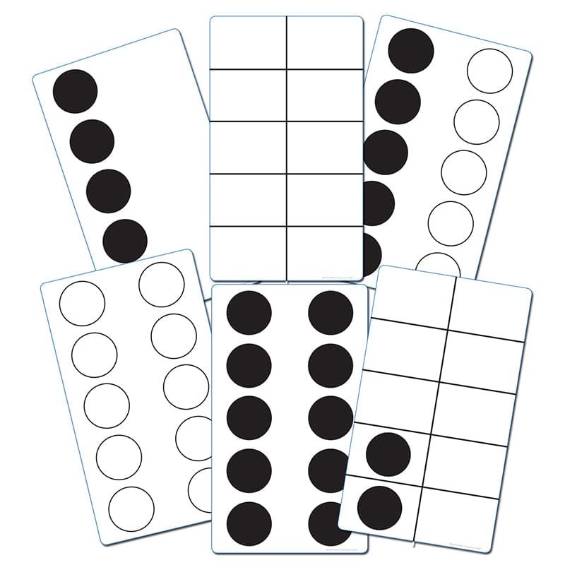 Ten Frame Activity Cards (Pack of 6) - Flash Cards - Primary Concepts Inc