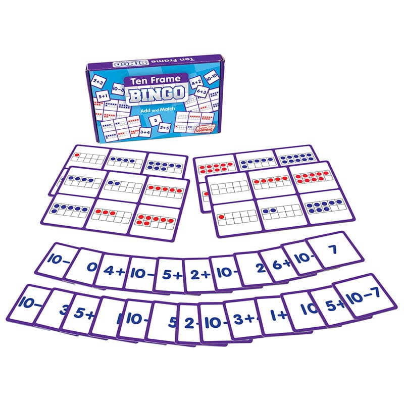 Ten Frame Bingo (Pack of 6) - Bingo - Junior Learning