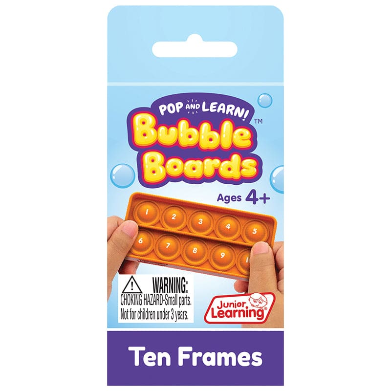 Ten Frames Pop & Learn Bubble Board (Pack of 2) - Base Ten - Junior Learning