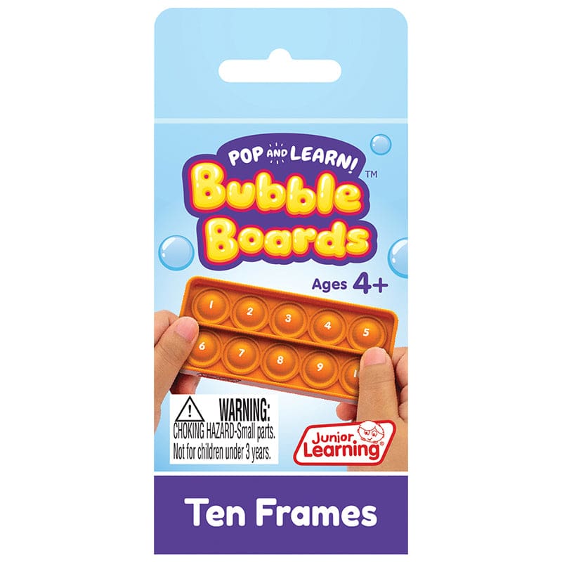 Ten Frames Pop & Learn Bubble Board (Pack of 2) - Base Ten - Junior Learning
