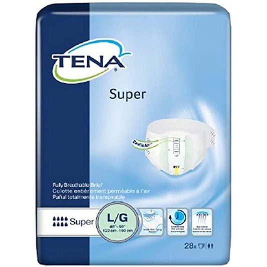 TENA Brief Tena Super Night Large Case of 56 - Incontinence >> Briefs and Diapers - TENA