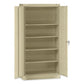 Tennsco 72 High Standard Cabinet (unassembled) 36w X 18d X 72h Putty - Furniture - Tennsco