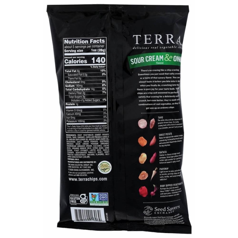 TERRA CHIPS Terra Chips Chip Sour Cream And Onion, 5 Oz