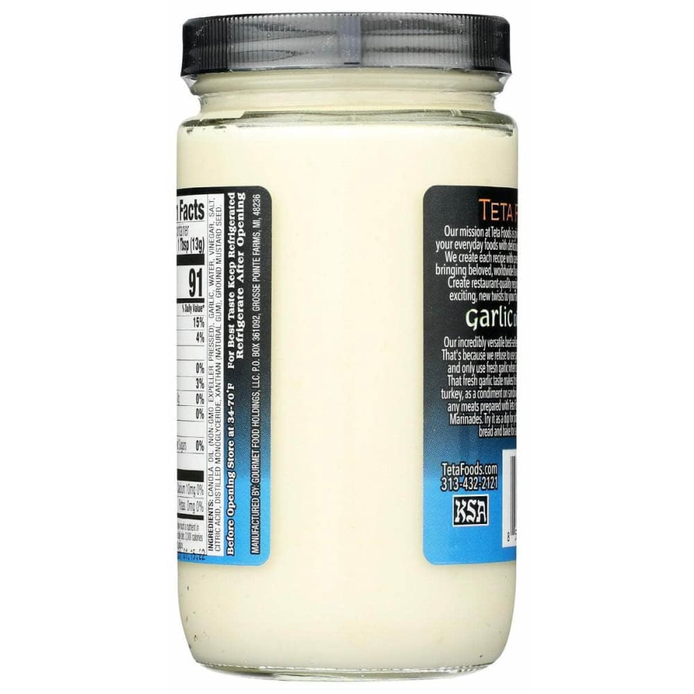 TETA FOODS Grocery > Pantry > Dips TETA FOODS Garlic & Dip Spread, 12 oz
