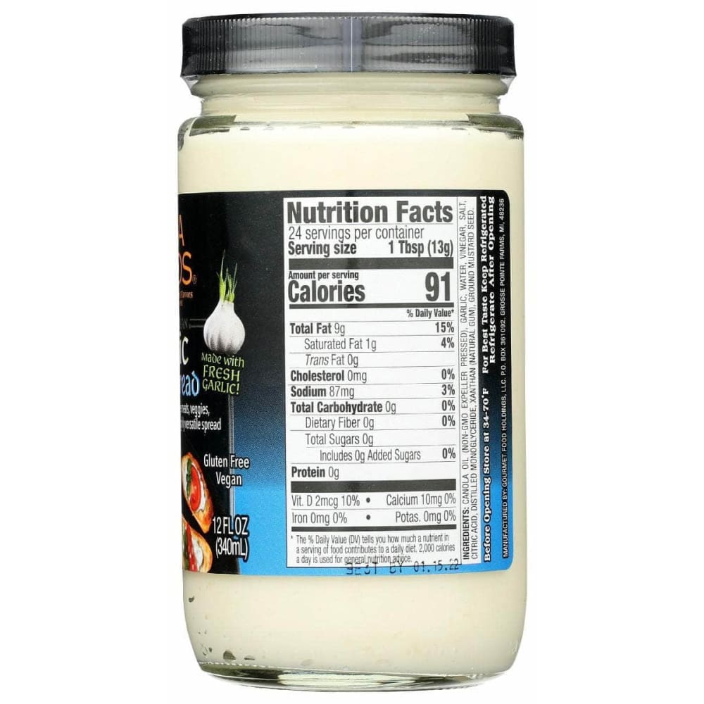 TETA FOODS Grocery > Pantry > Dips TETA FOODS Garlic & Dip Spread, 12 oz