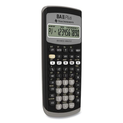 Texas Instruments Baiiplus Financial Calculator 10-digit Lcd - Technology - Texas Instruments