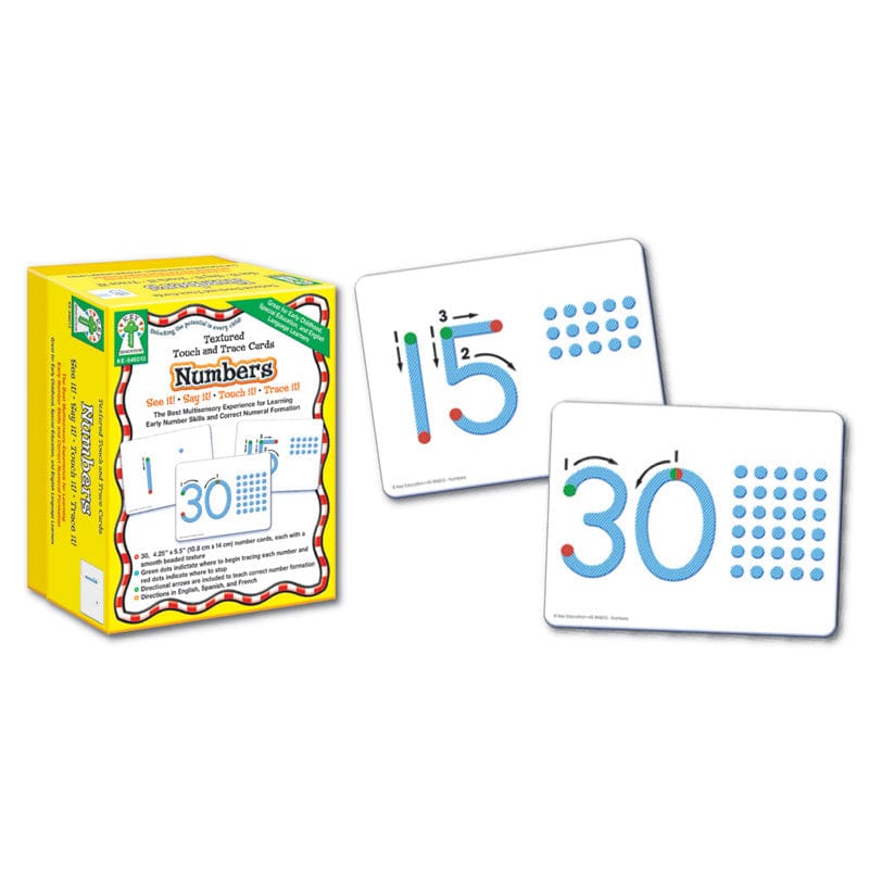 Textured Touch & Trace Numbers (Pack of 2) - Tracing - Carson Dellosa Education
