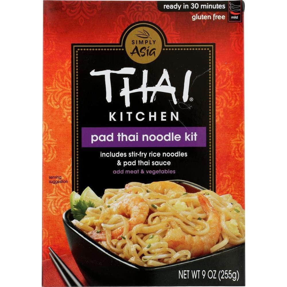 Thai Kitchen Pad Thai Noodle Kit Stir-Fry Rice Noodles & Pad Thai Sauce ...