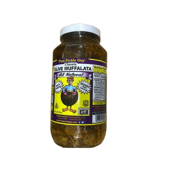 That Pickle Guy New Orleans Style Classic Olive Muffalata, All Natural, 24-ounce - ShelHealth.Com