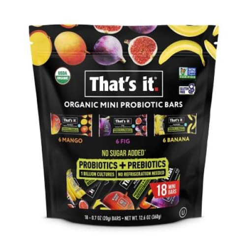 That’s It Nutrition Probiotic Mini Bars Variety Pack (18 pk.) - That’s It
