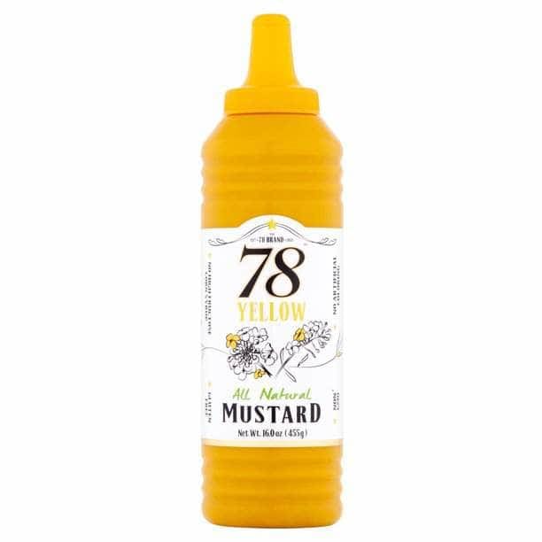 THE 78 BRAND Grocery > Pantry > Condiments THE 78 BRAND: Mustard Mild Yellow, 16 oz