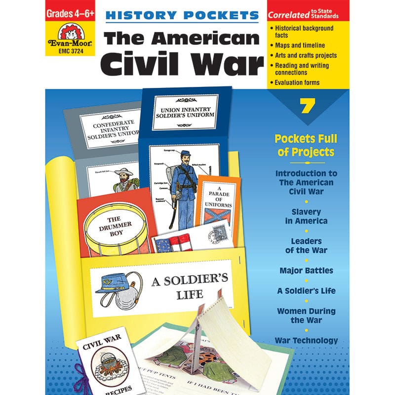The American Civil War (Pack of 2) - History - Evan-moor