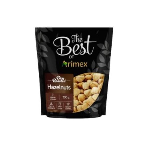 THE BEST OF ARIMEX ShelledRoasted Hazelnuts 10.58 oz. (300 g.) - Arimex