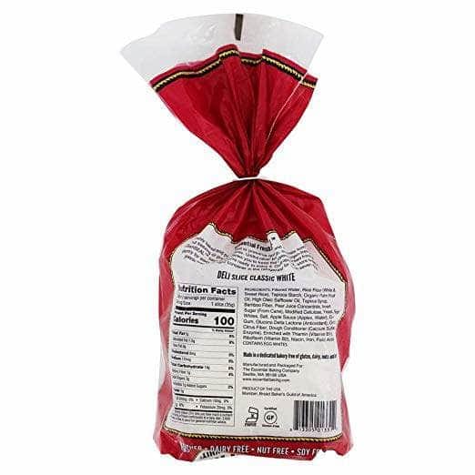 The Essential Baking Company The Essential Baking Company Bread Classic White Deli Gluten Free, 10 oz