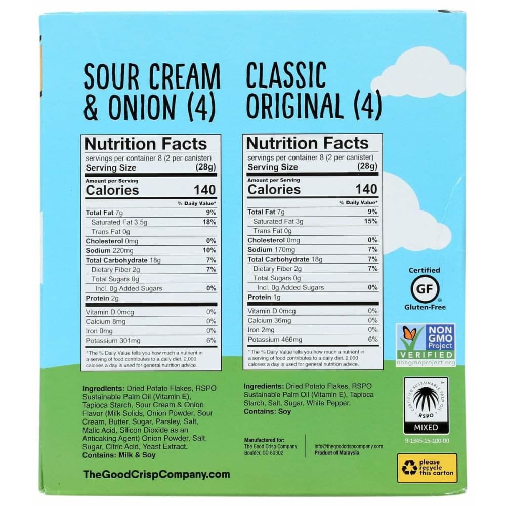 THE GOOD CRISP COMPANY The Good Crisp Company Crisps Multi Pack, 12.8 Oz