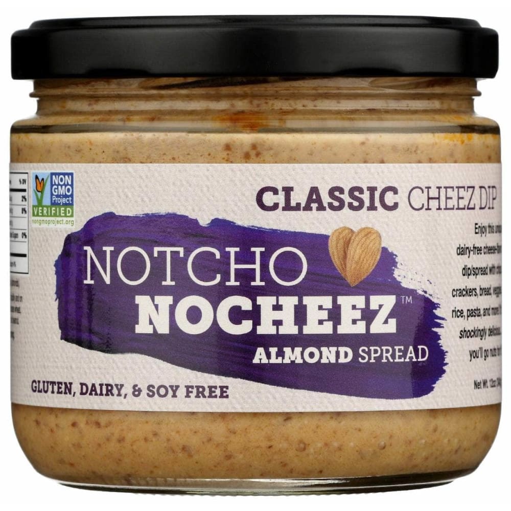 THE HAPPY VEGAN THE HAPPY VEGAN Notcho Nocheez Almond Spread Classic Cheez Dip, 12 oz