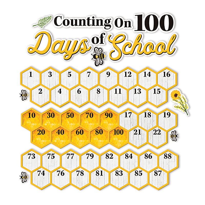 The Hive 100 Days Mini Bbs (Pack of 6) - Classroom Theme - Eureka