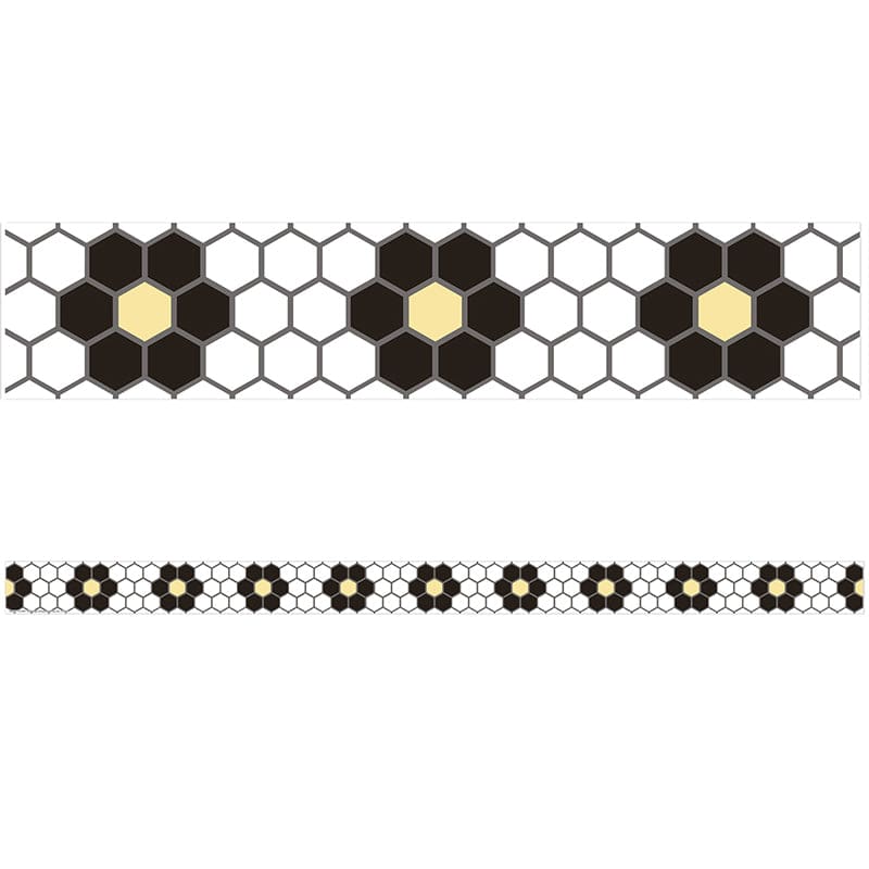 The Hive Floral Mosaic Deco Trim (Pack of 12) - Border/Trimmer - Eureka